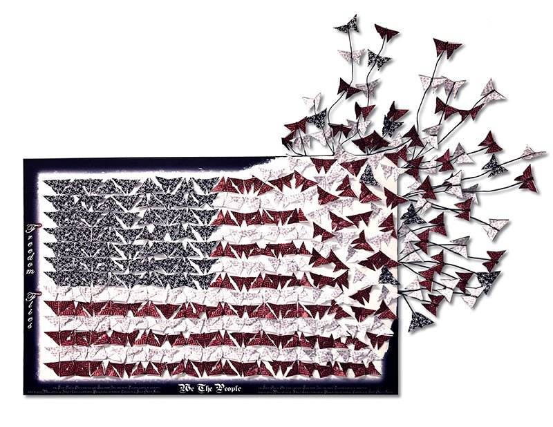 Freedom-Flies Created by adults served in Capper Foundation Art Department