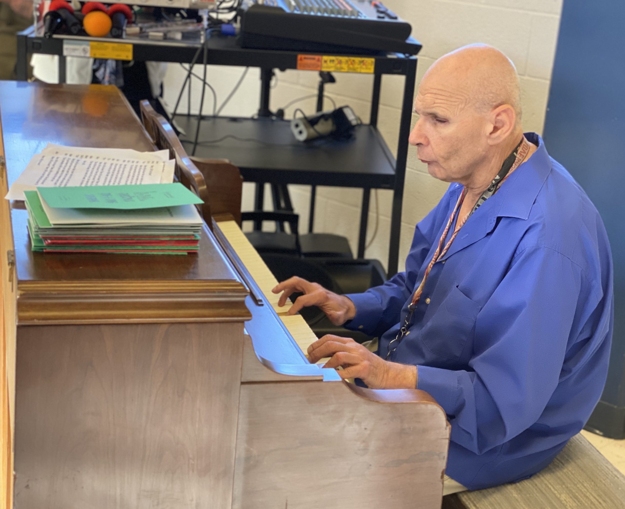 Dave playing piano